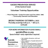 Suicide Prevention Service Volunteer Training