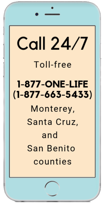 Call 877-ONE-LIFE